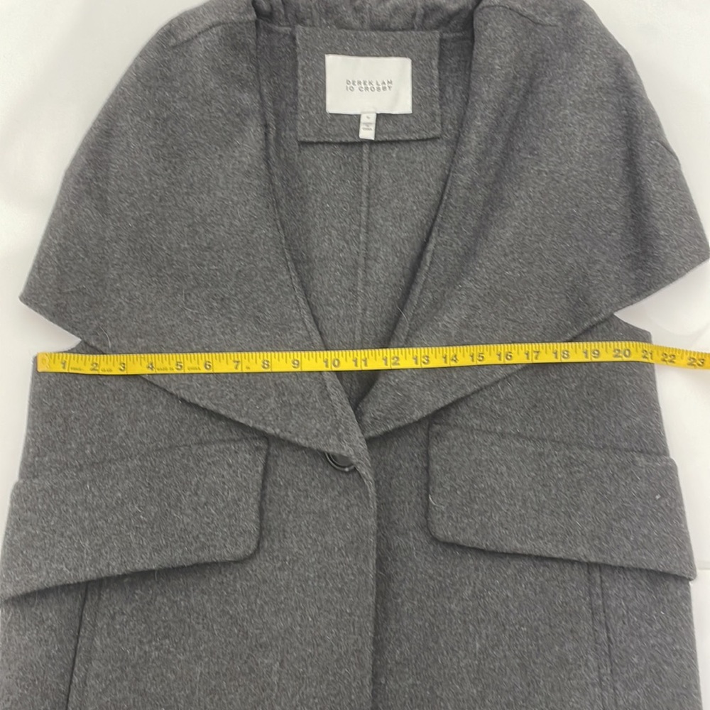 10 Crosby Derek Lam Gray Coat - Picture 10 of 11